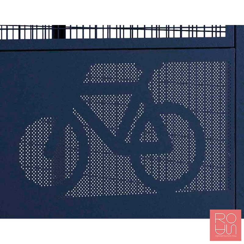 Refugi per bicicletes i motos Bòveda XL amb porta